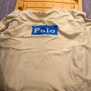 Ralph Lauren Polo Cotton T Shirt Yellow Size 4X
